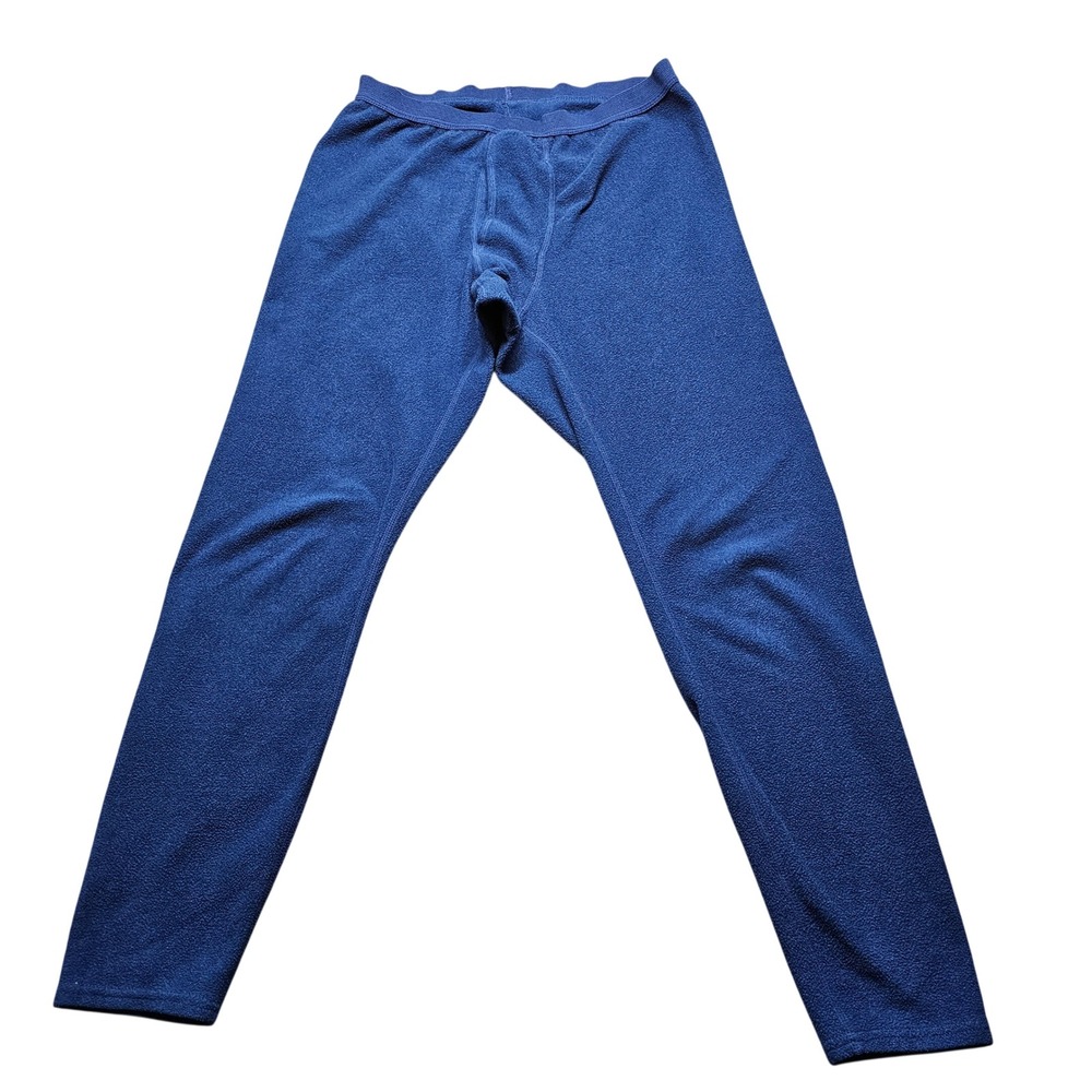 Patagonia Capilene Mens Medium Blue Fleece Base Layer Thermal Pants Outdoor